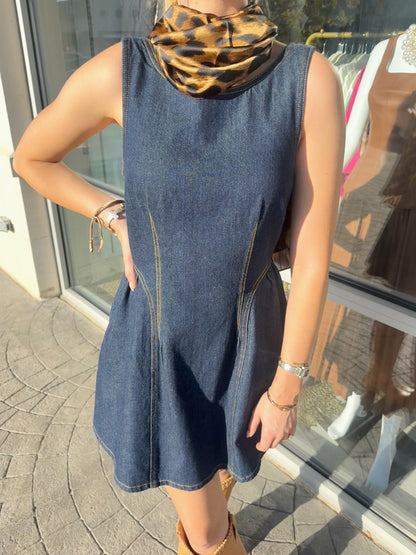 SUNDAYS Dark Denim Mini Rae Dress