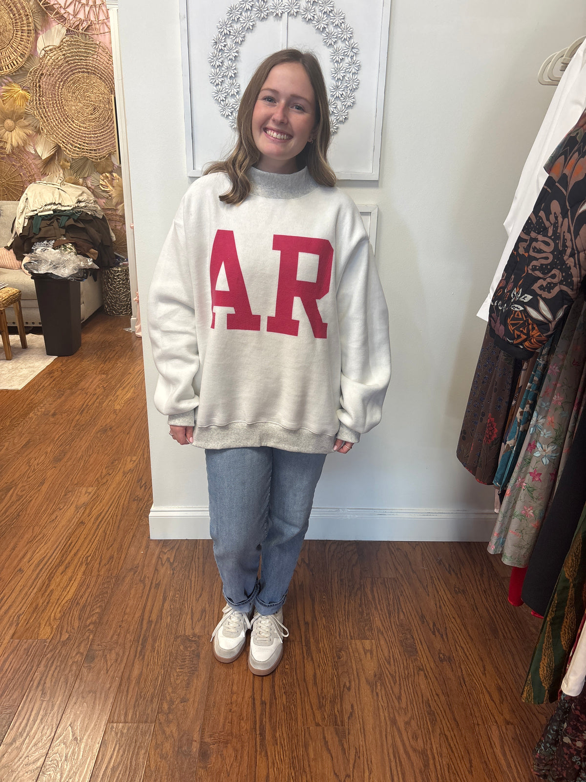 Grey Arkansas Reversible Sweatshirt