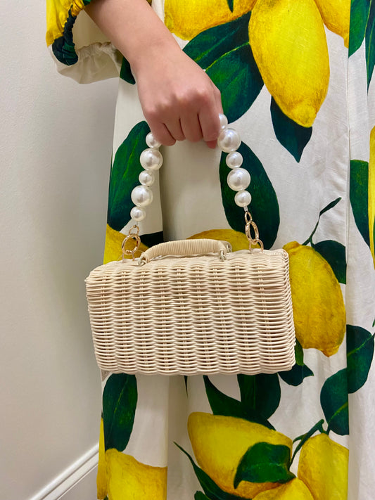 Everly Evening Bag - Natural