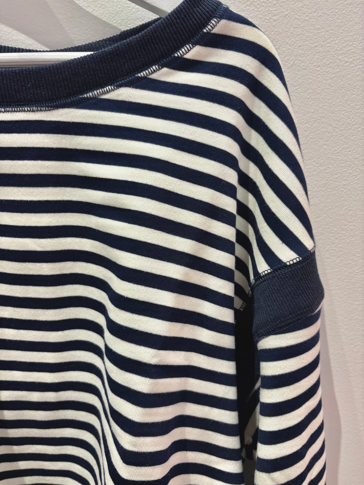 Work With Me Top Navy/Ivory