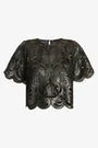 CABALLERO Black Kant Top