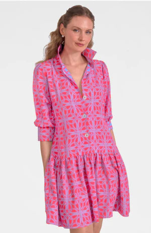 GRETCHEN SCOTT Coral Ringtoss So Sweet Dress