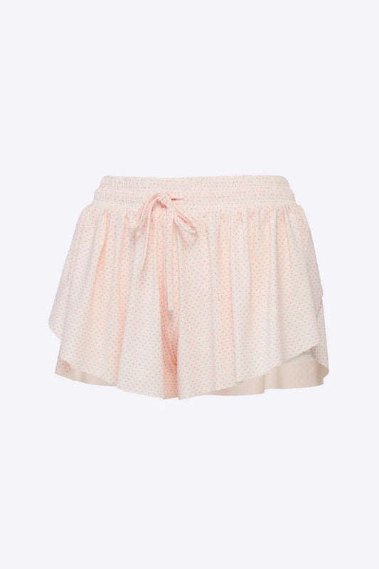 Whispering Dots Drawstring Athleisure Short