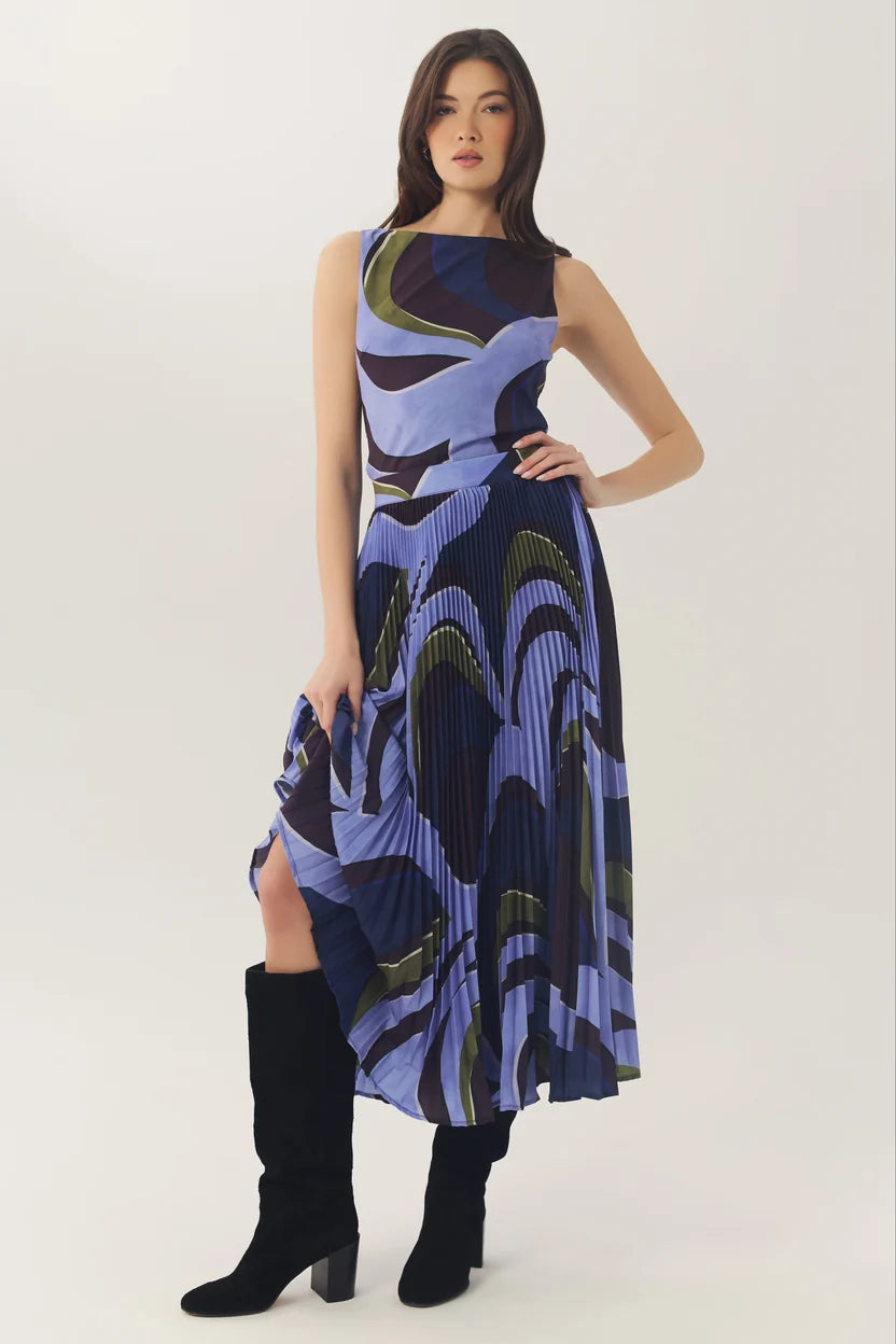 HUTCH Plum/Multi Max Skirt