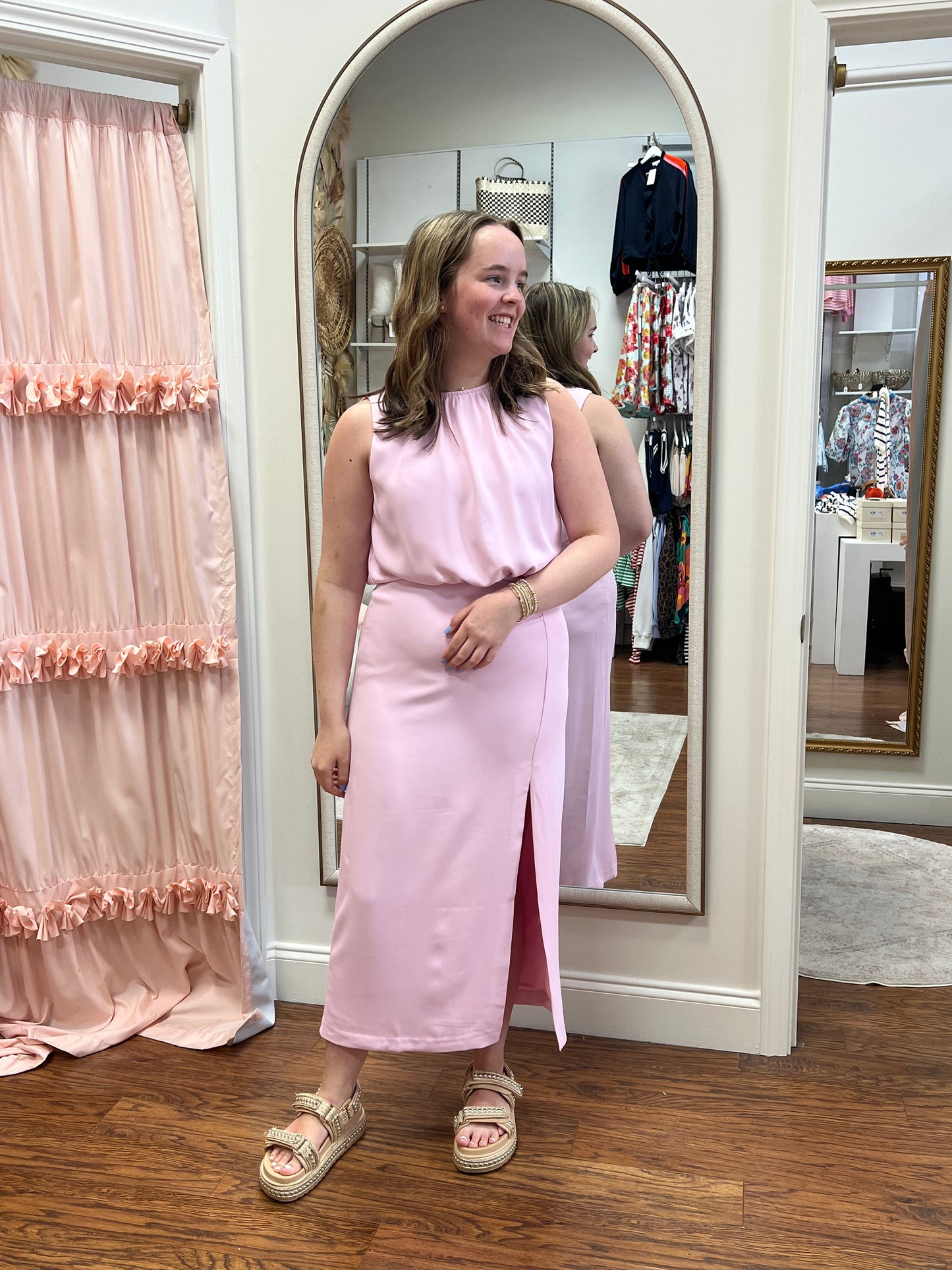 Peri Sleeveless Midi Dress