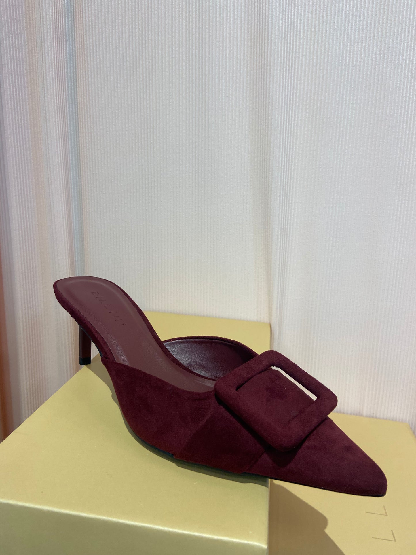 BILLINI Yorkie Dark Cherry Suede Pump
