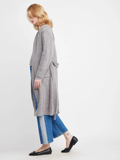 River Herringbone Duster