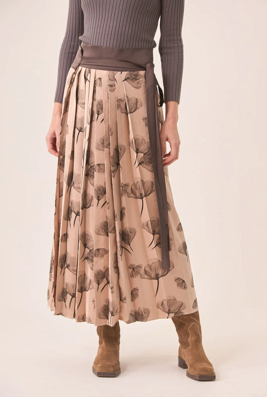 Cameron Printed Wrap Skirt
