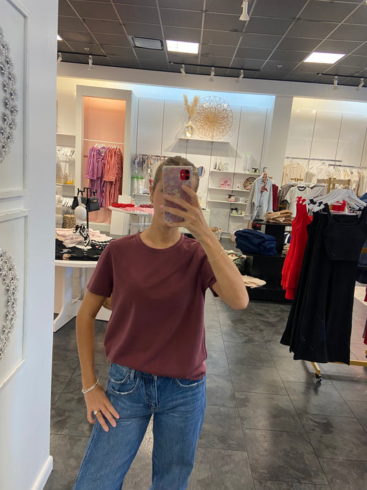 Pom Scuba Crew neck Top