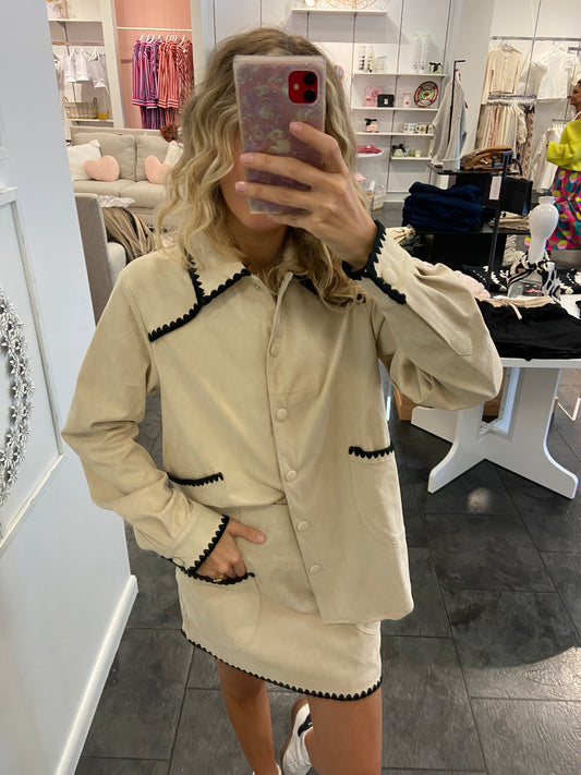 Sandy Suede Shirt