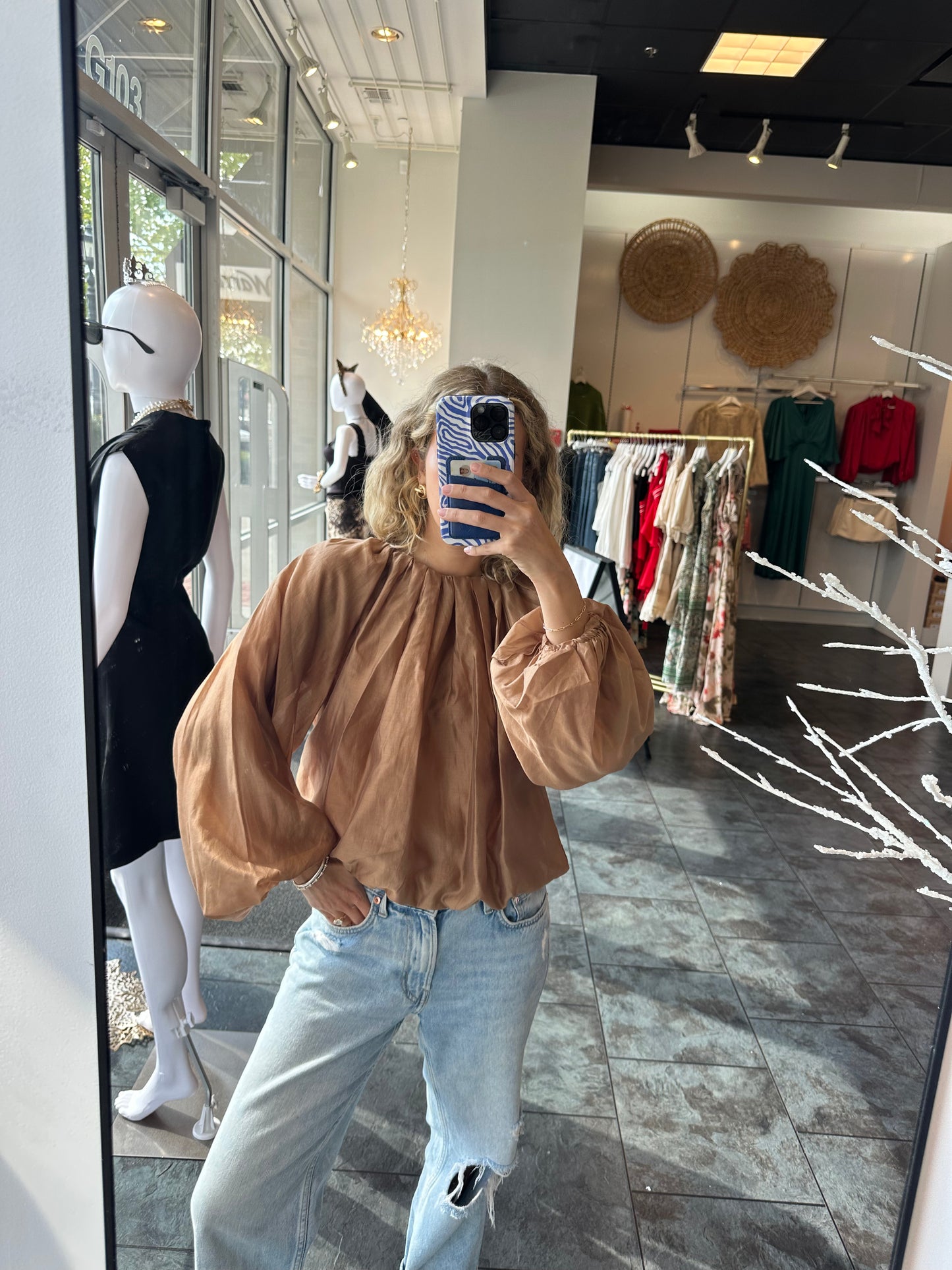 JADE Balloon Top Camel