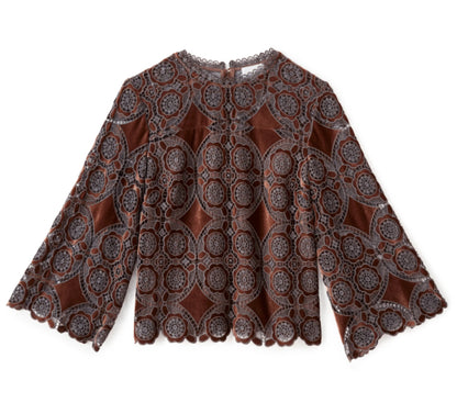 CARTOLINA Ellis Mocha Top