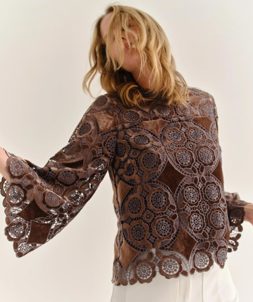 CARTOLINA Ellis Mocha Top