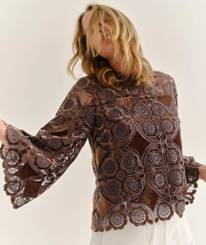 CARTOLINA Ellis Mocha Top