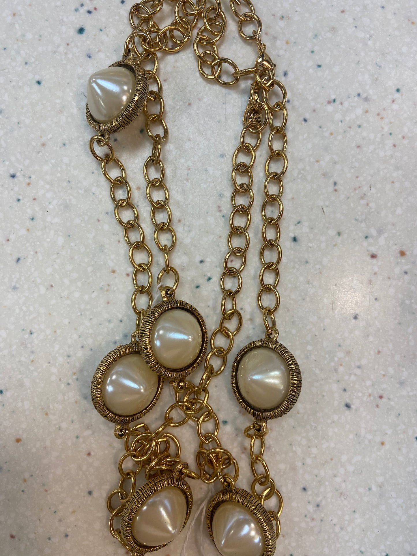 YOCHI Adelia Pearl Long Necklace