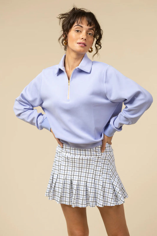SMITH & QUINN The Grey Classic Plaid Skort