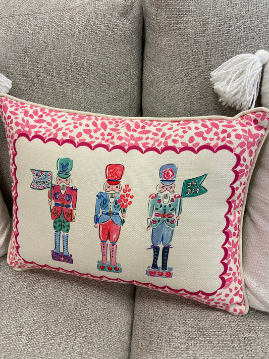 Pink Nutcracker Pillow