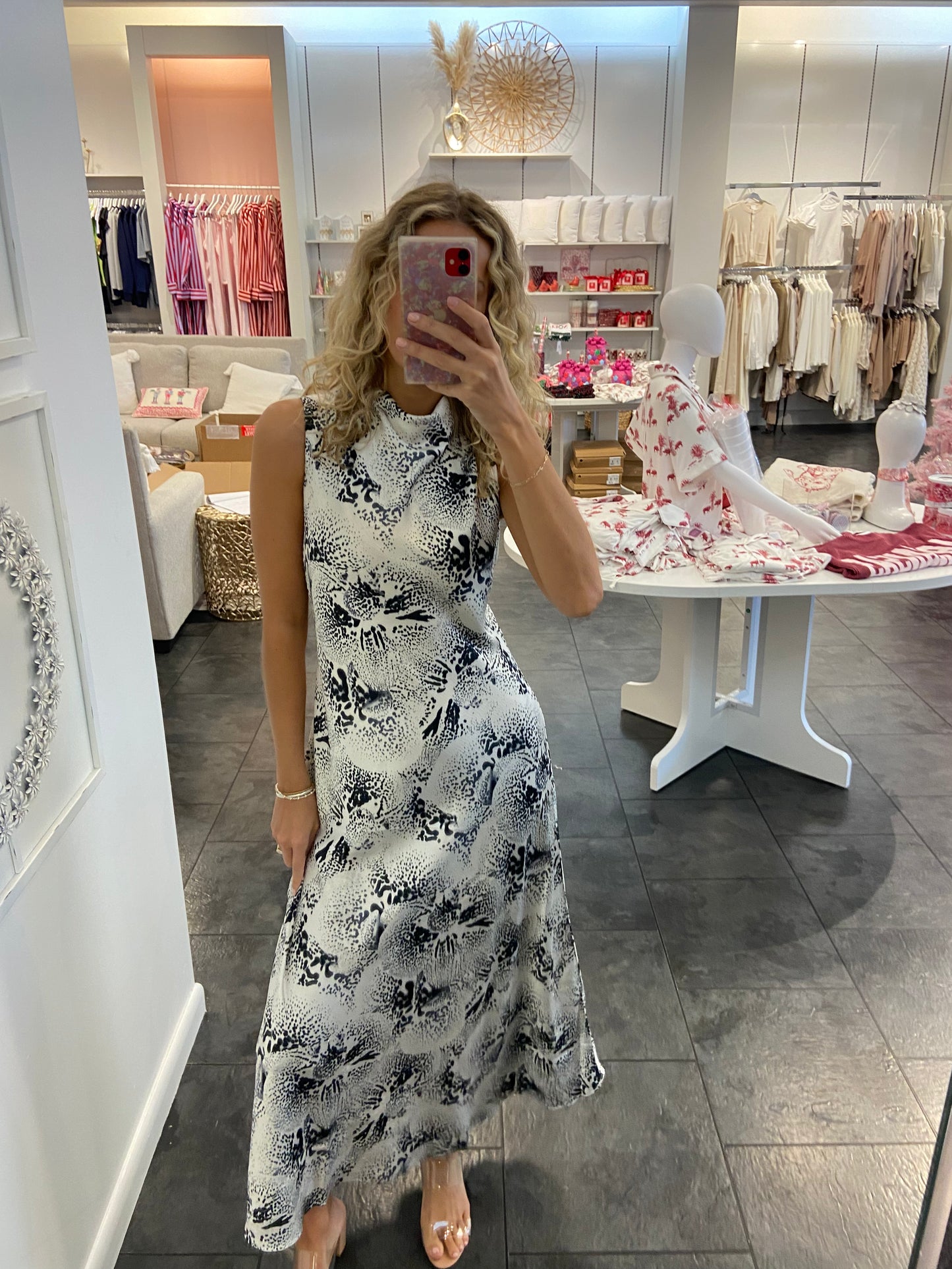 LYSSE Anaya Embellished Halter Dress