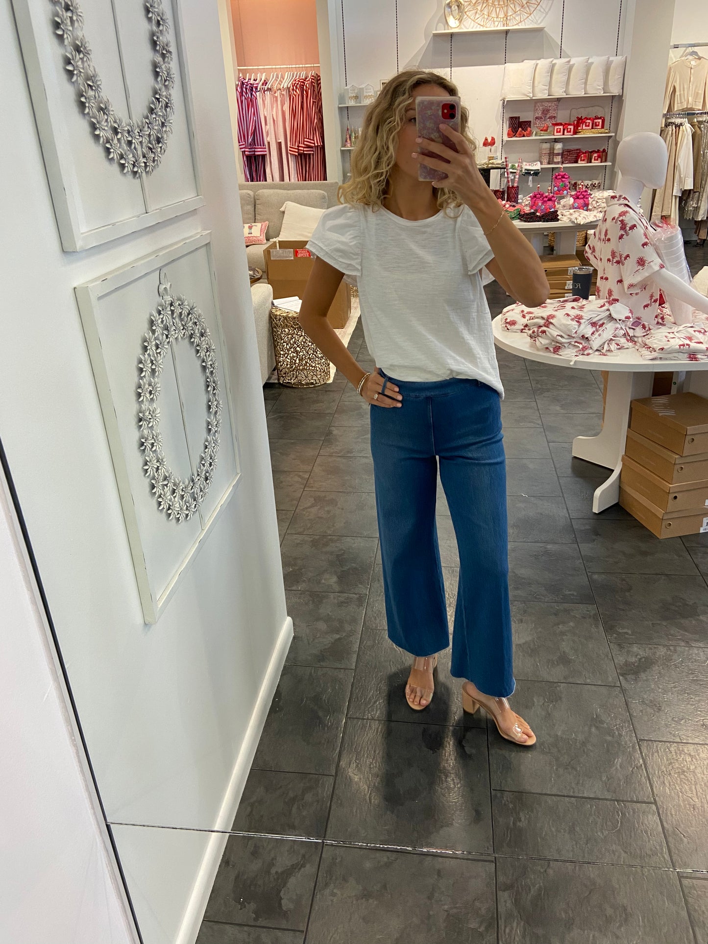 LYSSE Erin Hi Waist Wide Leg Denim