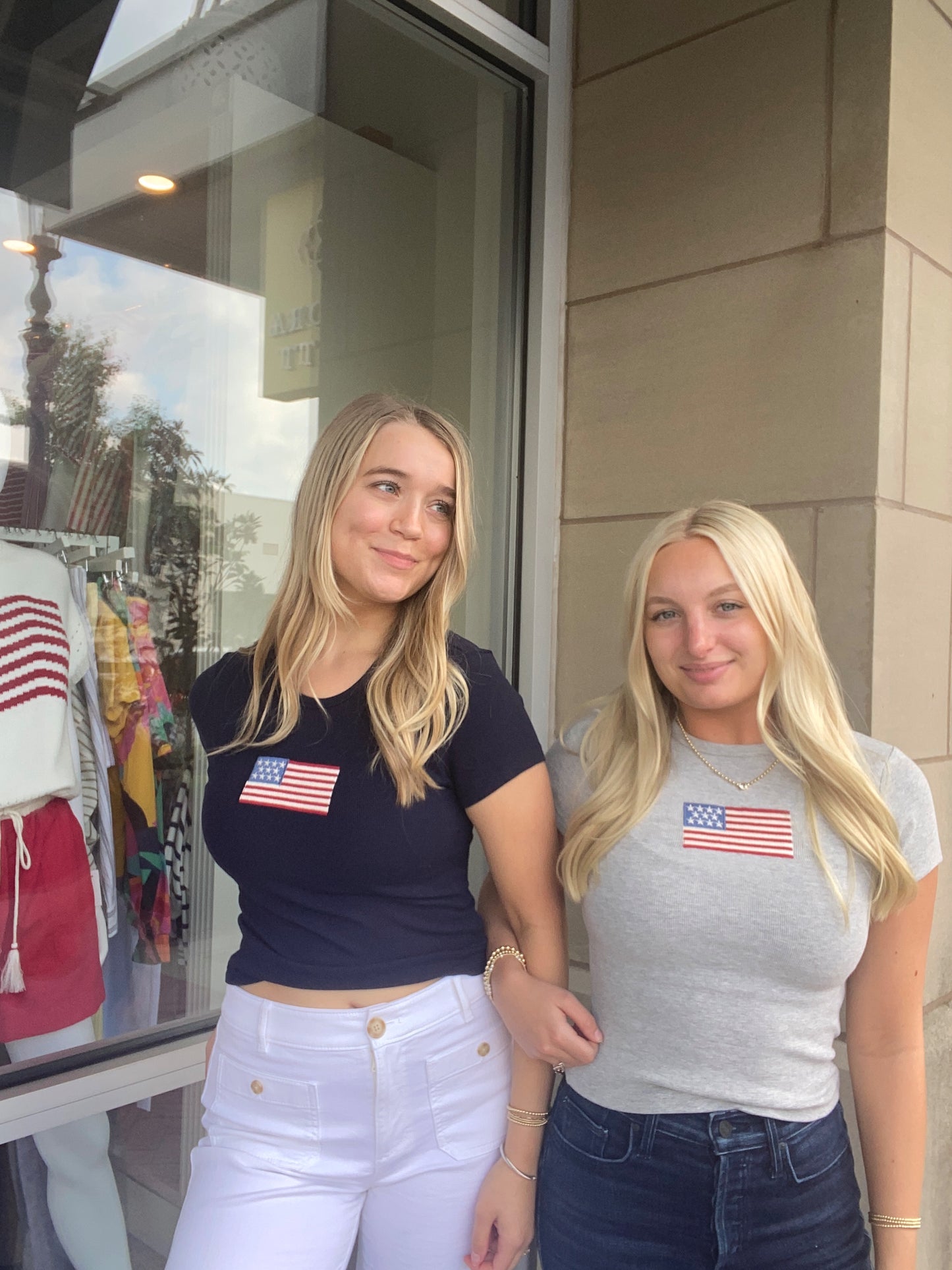 Memorial Day Gray Flag Shirt