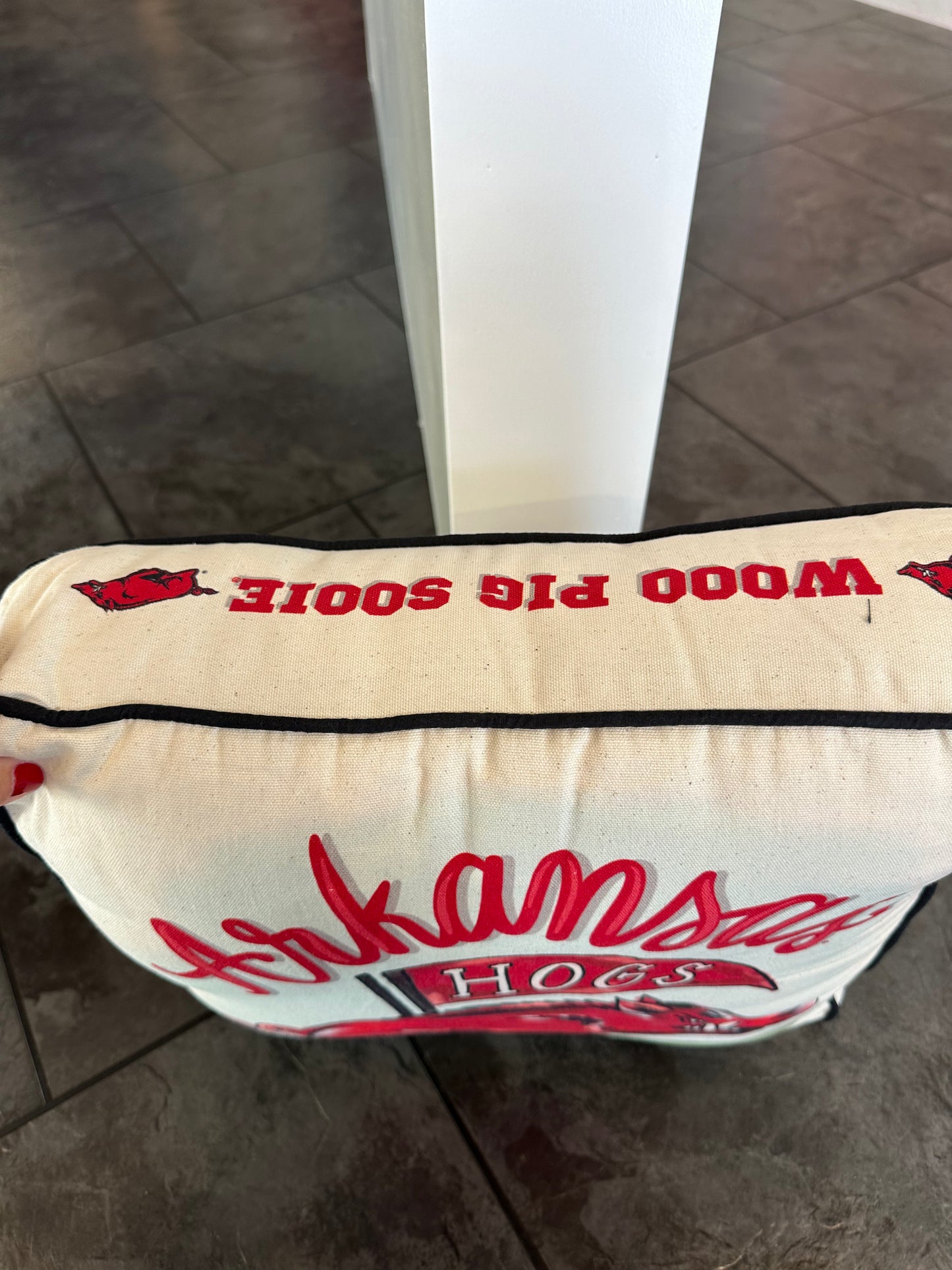 Arkansas Mascot Pillow