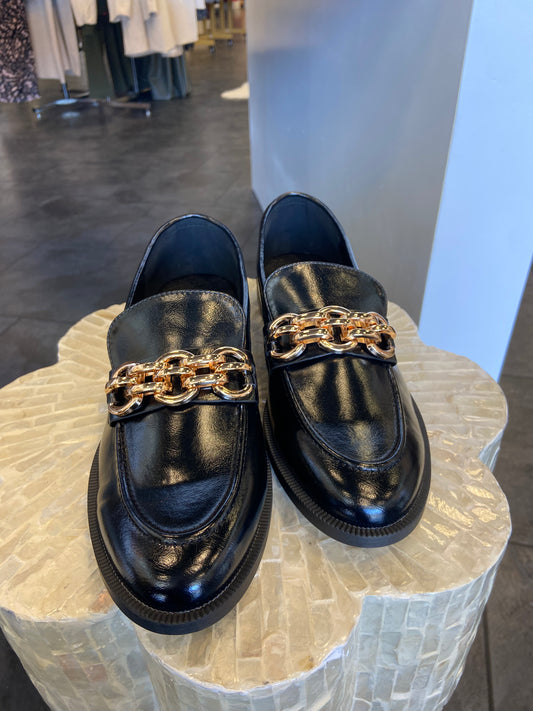 Wester Black Shiny Loafer