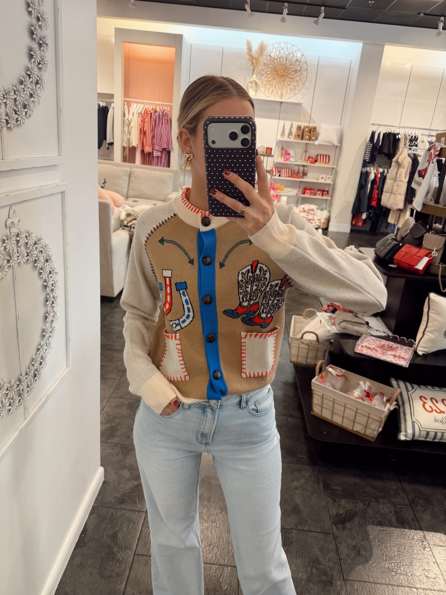 Wrangler Western Embroidery Cardigan