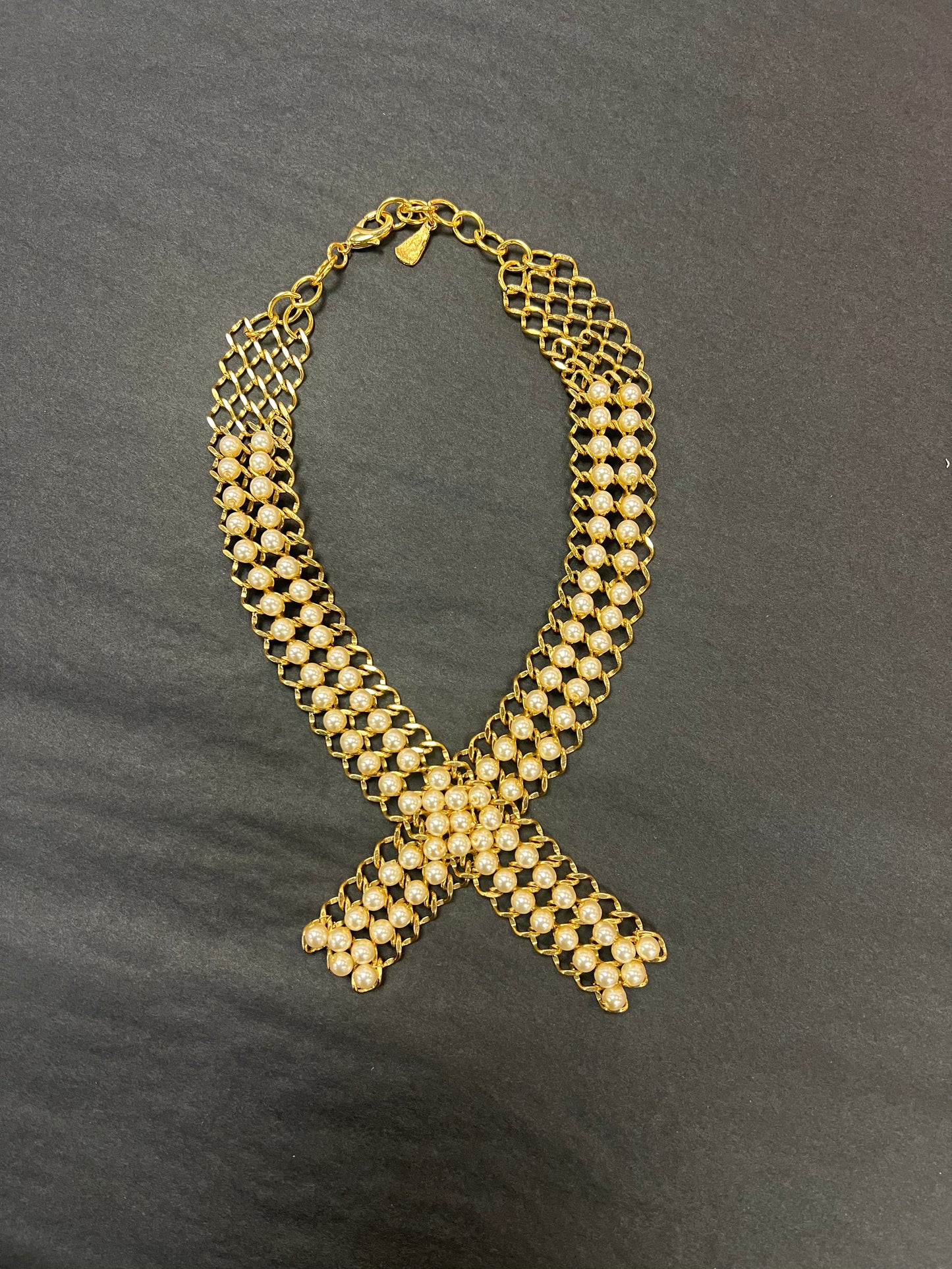 YOCHI Double Layer Pearl Necklace