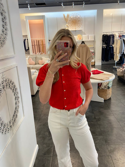 Daisy Knit Sweater Cardigan