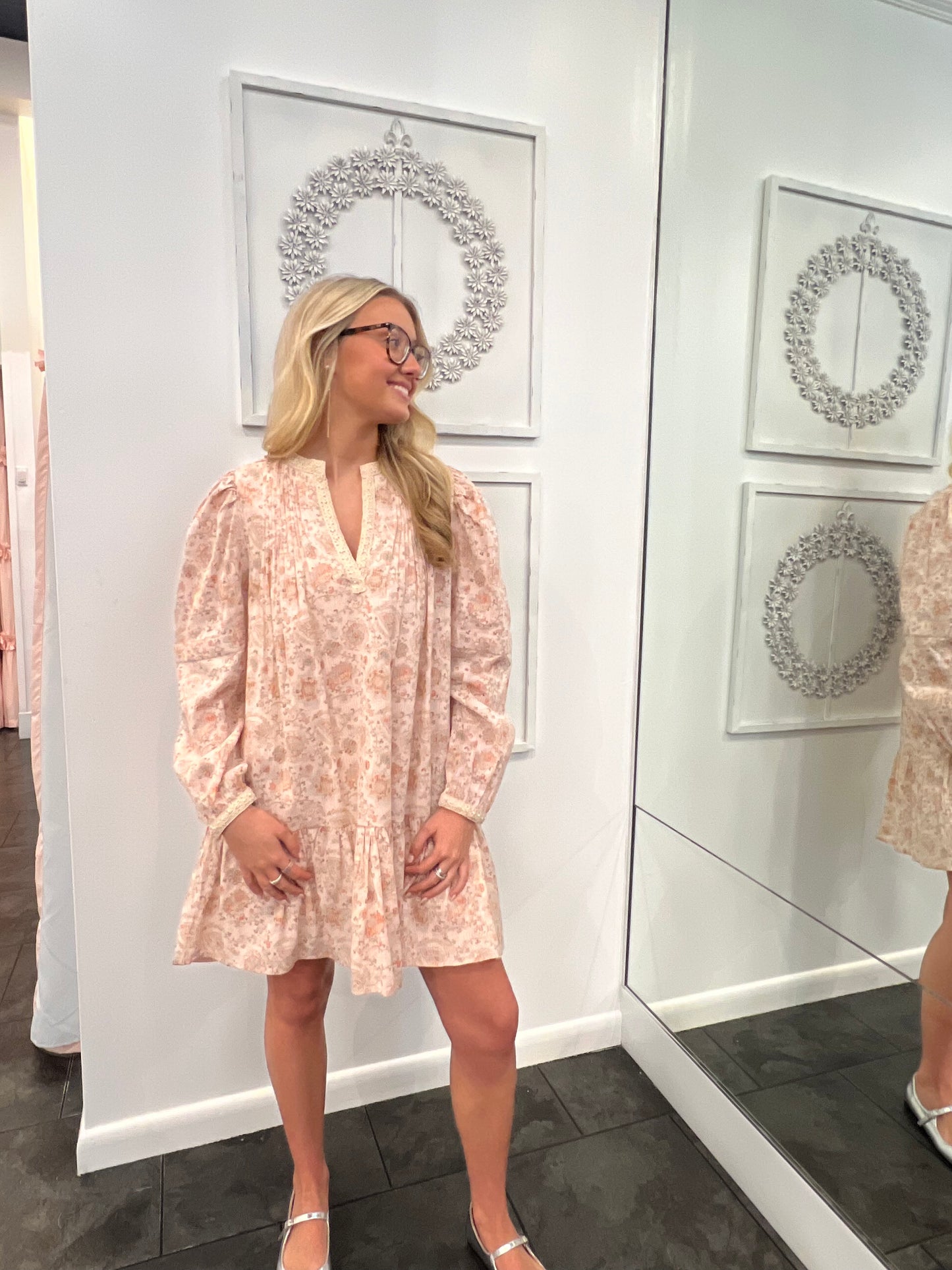Adley Floral Mini Dress