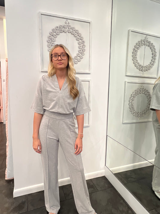 Brynn Grey Pullover and Pants Set
