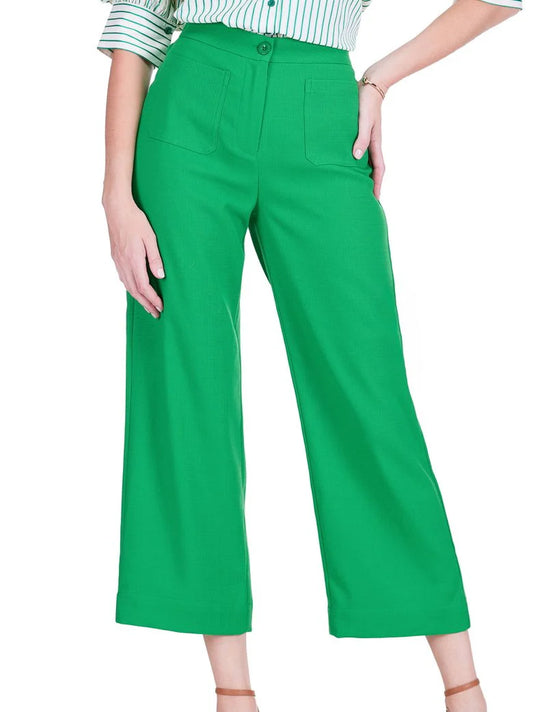JADE Green Pocket Crop Pant