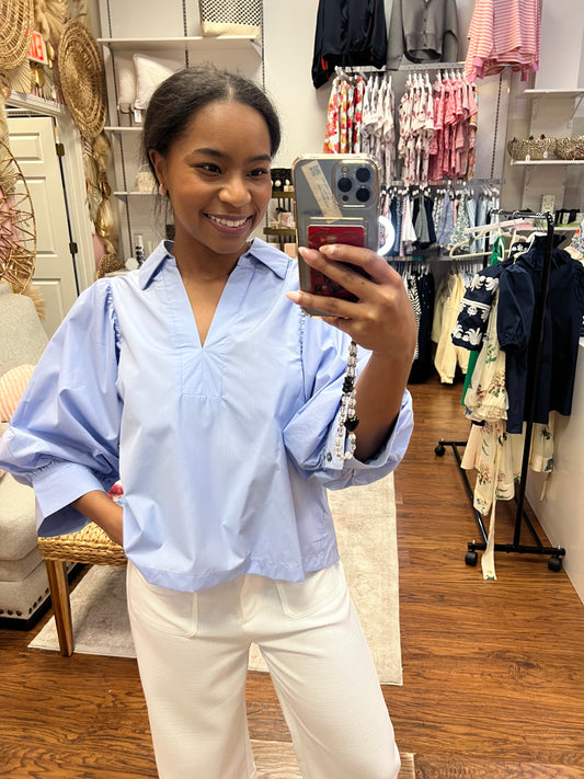Sheena Light Blue Top