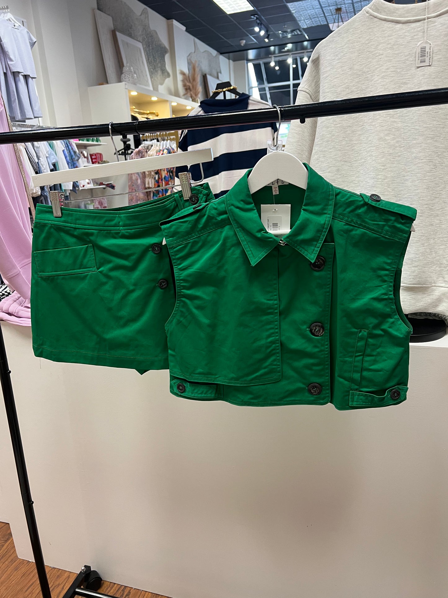 Patty Green Skort Set