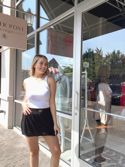 LULU MAC Black Bubble Skirt