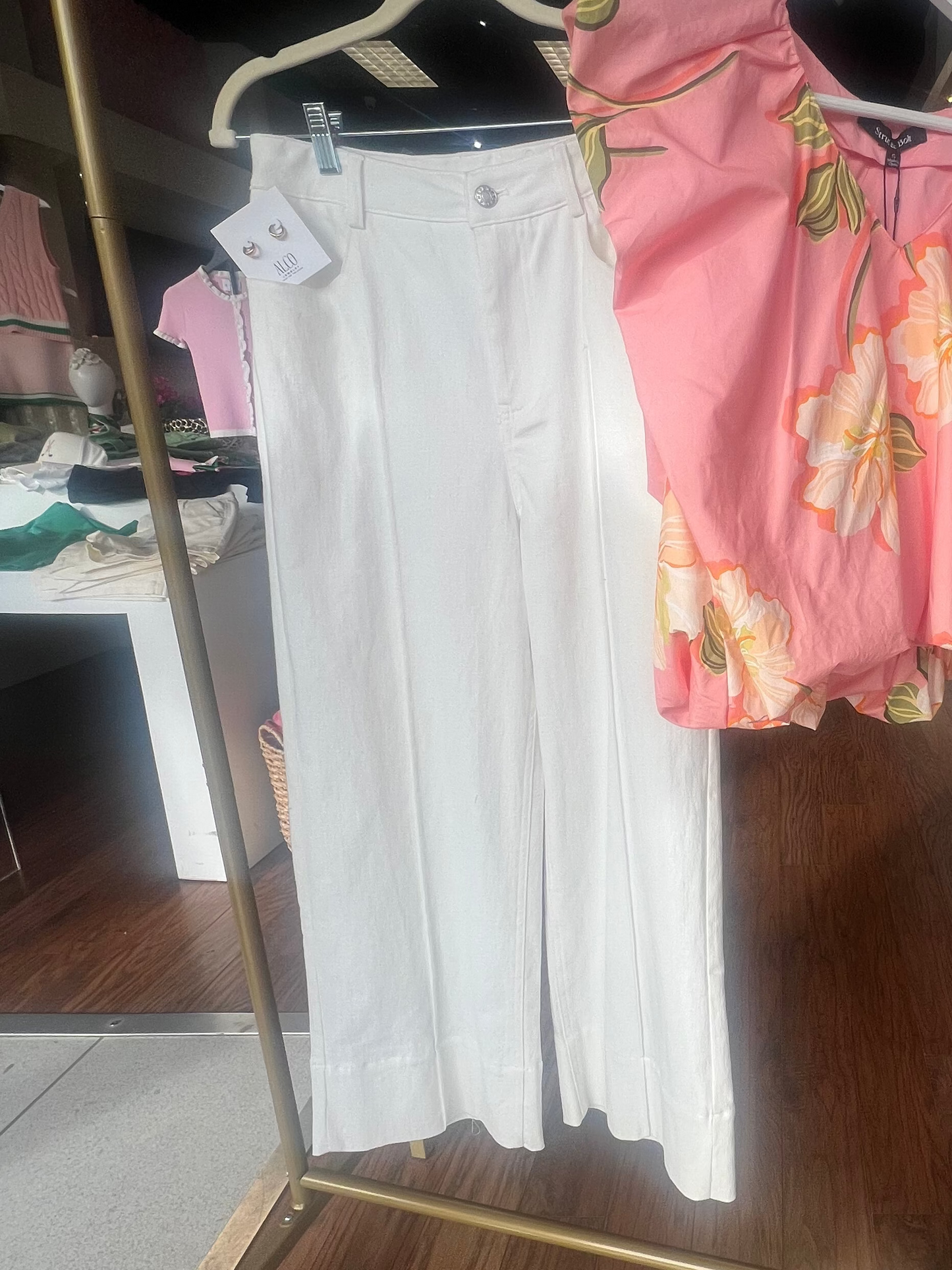 Tammy White Denim Pant