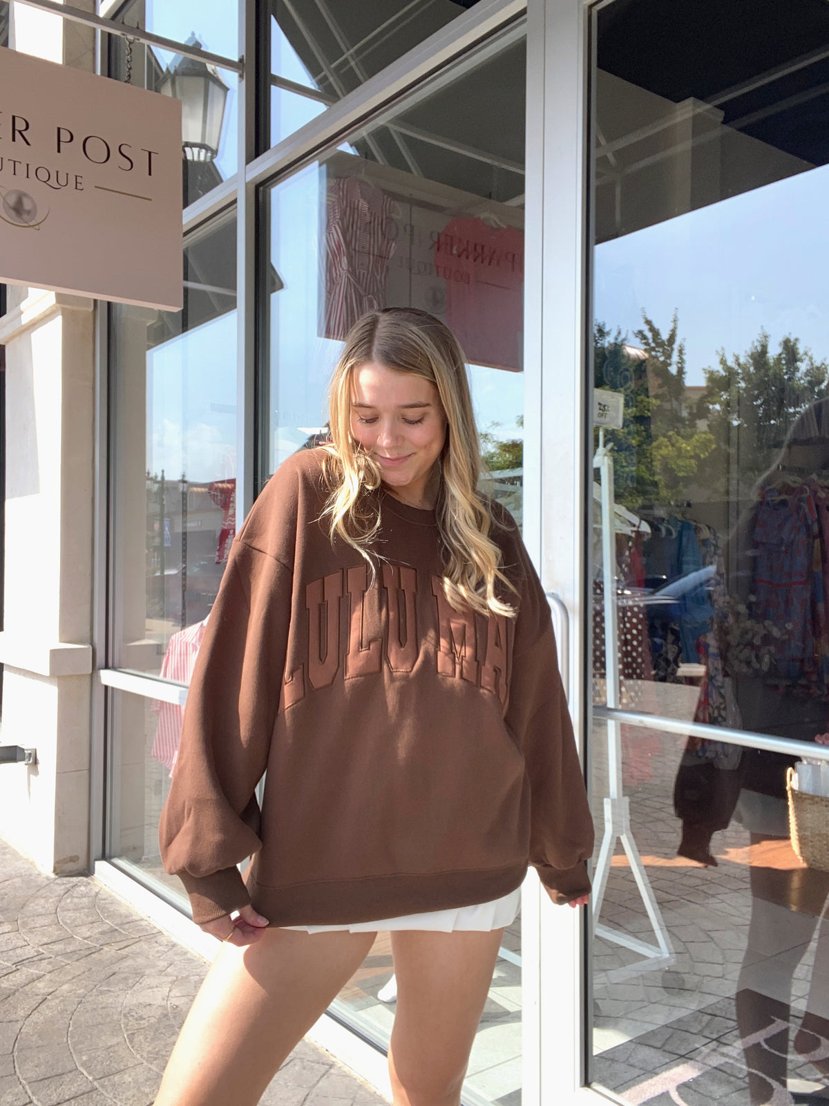 LULU MAC Brown Sweatshirt