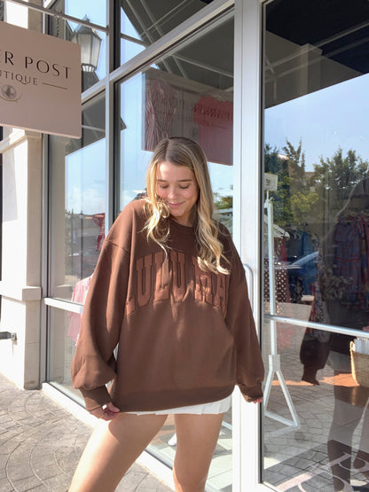 LULU MAC Brown Sweatshirt
