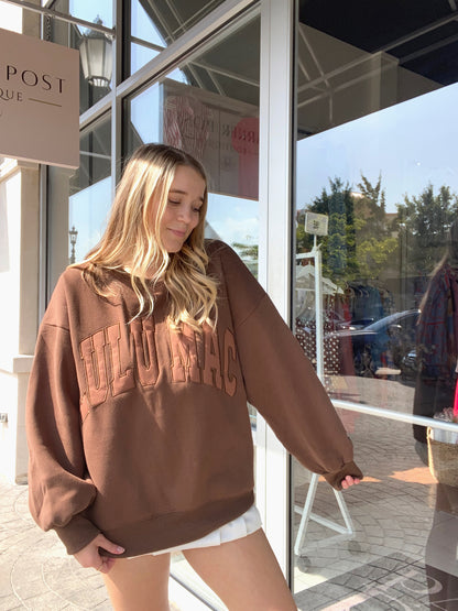 LULU MAC Brown Sweatshirt