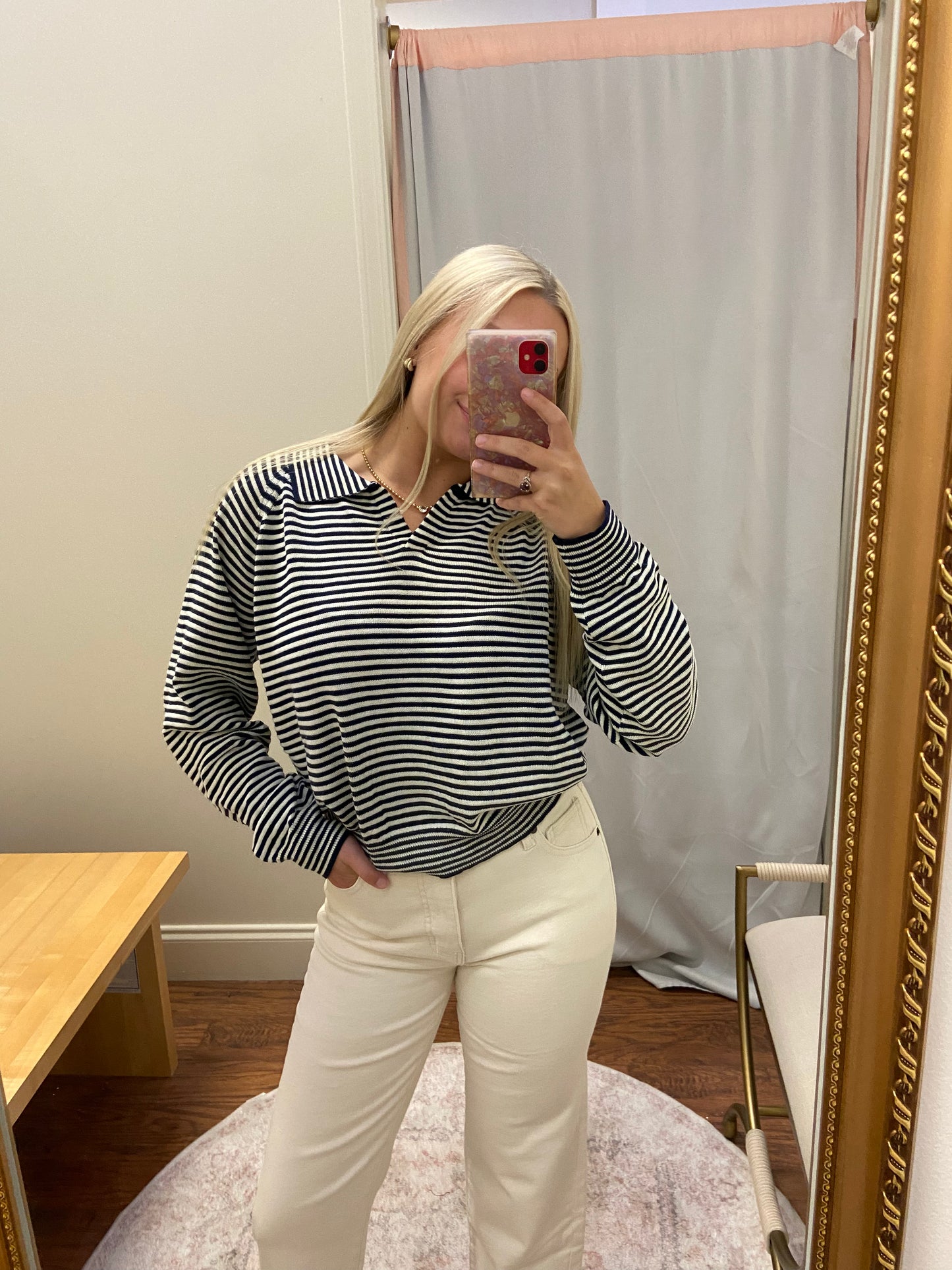 Linley Midnight Striped Sweater