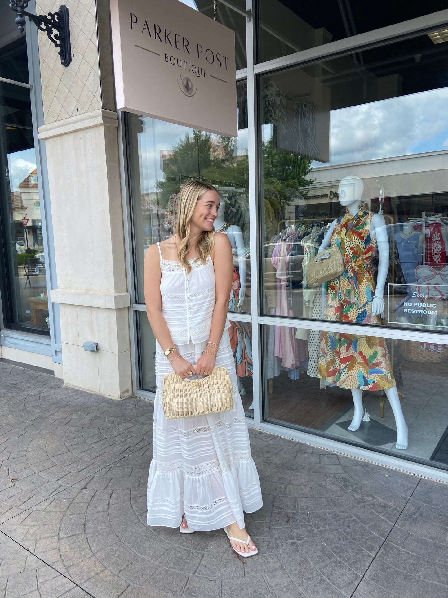 Nicole Delicate Tank and Skirt Set