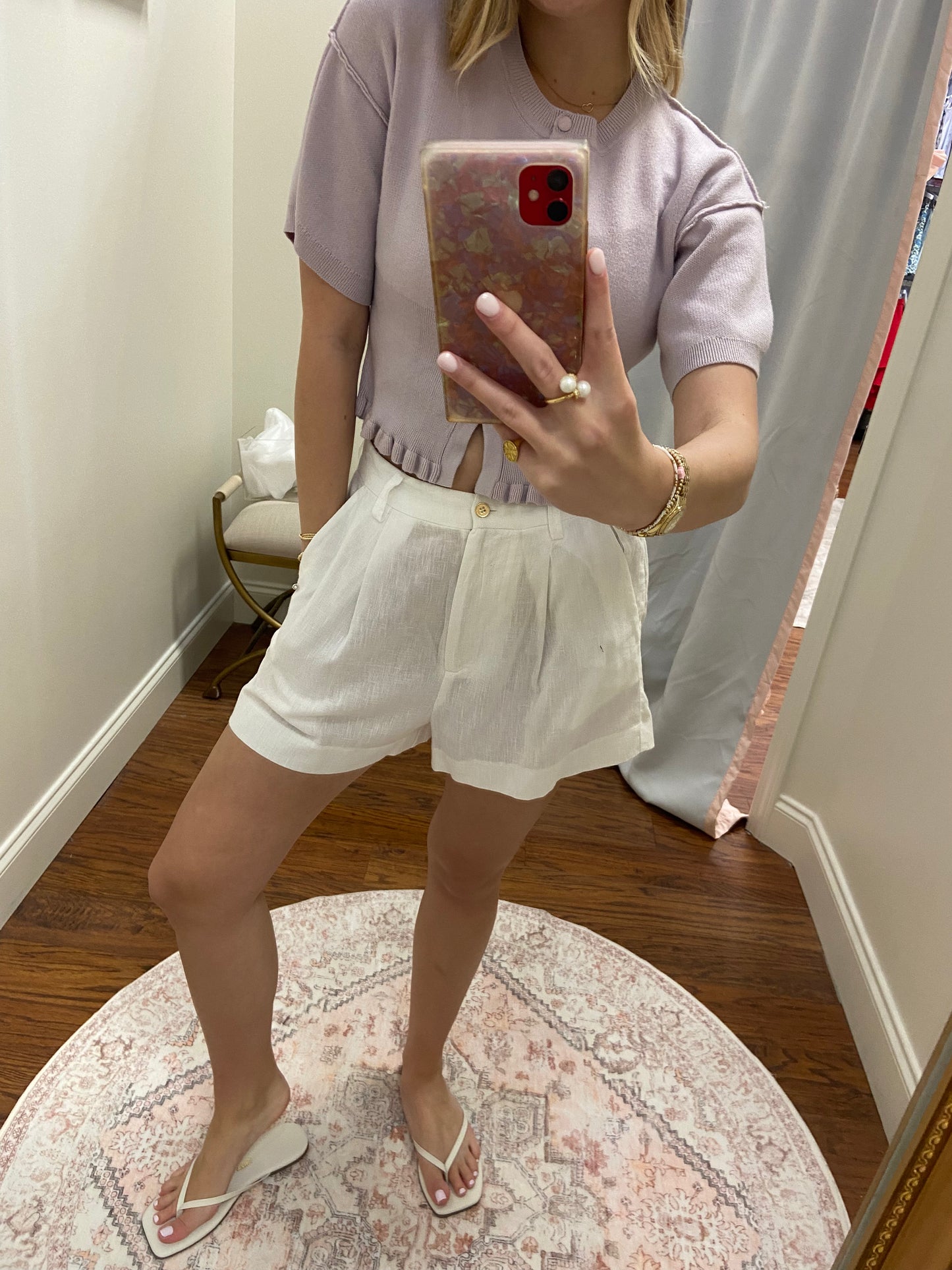 White Linen Short