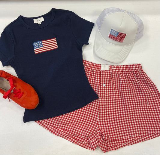 Memorial Day Navy Flag Shirt