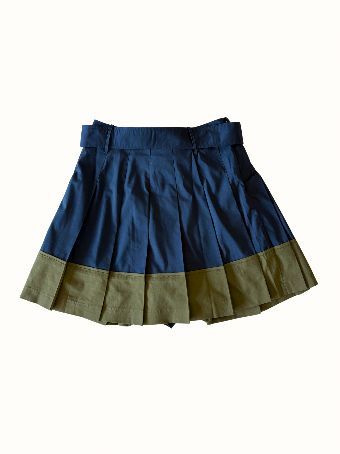 Cartolina Midnight Blue and Olive Hayden Skort
