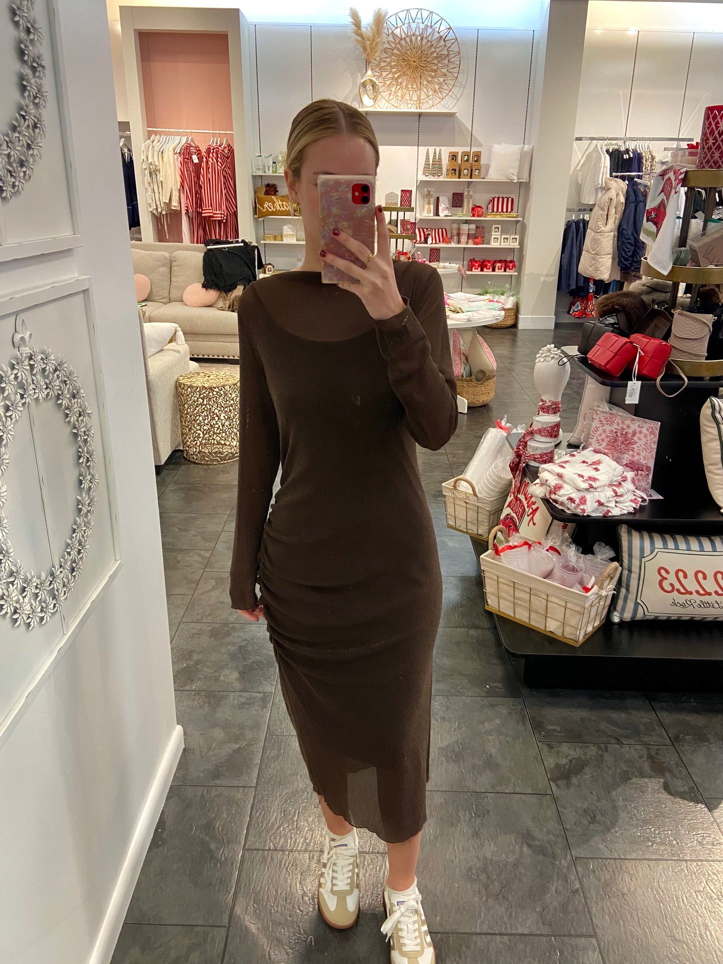 Fantasy Mesh Draped Dress