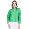 JADE Green Collar Blouse
