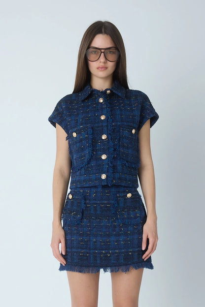 JS71 Navy Celeste Jacket