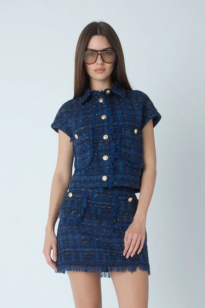 JS71 Navy Celeste Jacket