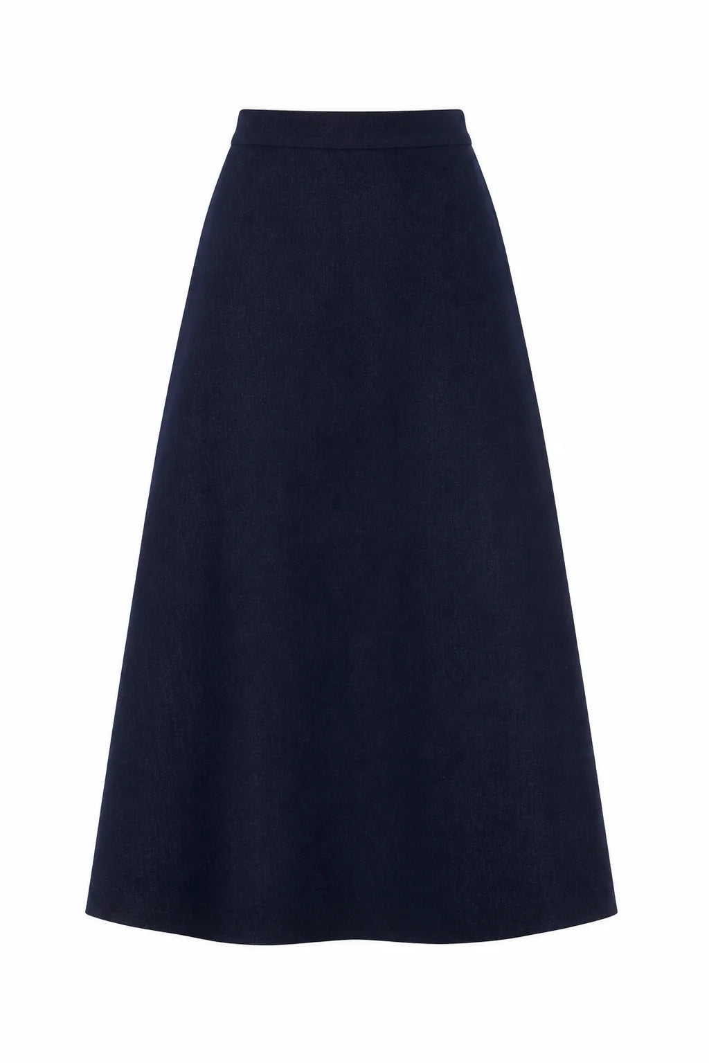JS71 Navy Fallon Maxi Skirt