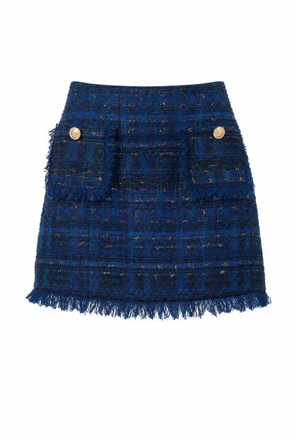 JS71 Navy Henri Mini Skirt